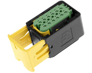 TE Connectivity® HDSCS/MCP 1.5 Series, 12-Way Heavy Duty Receptacle Housing Connector, Green (3-1703639-1)