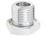 CAT® 31.5mm Long, Fluid Carrying Adapter, Straight Type, Plated Steel (3E-7427)