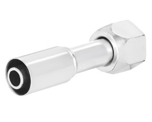 Eaton Weatherhead®  1/2″  Hose I.D x 5/8″ Female SAE 45° Flare Swivel, 757E-Series Crimp Hose Fitting (75710E-410)