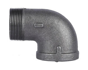 3/4″  Male NPT x  3/4″ Female NPT – SCH40 90° Street Elbow, Black Iron (900854)