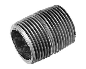 1.5″ Pipe – SCH40 Close Nipple, Black Iron (BI-112-K)