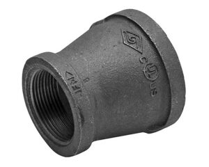 2″ FPT x 1-1/2″ FPT – SCH40 Black Iron Female Reducing Coupler (BI-119-MK)