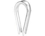 McMaster-Carr® 3/64″ – 3/32″ Diameter, Wire Rope Thimble, Stainless (8914T22)