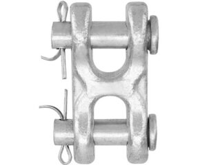 Buyers® 3/8″ Carbon Steel Double Clevis Link, Load Limit of 5400 Lbs. (B2409C)