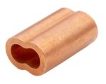 GDL 1/8″ Cable Size – Copper Oval Sleeve, For Use w/ Stainless Steel Cable (CSL14)