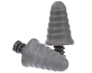 3M P1300 E-A-R Grey Skull Screws Uncorded Earplug, Push-to-fit Style