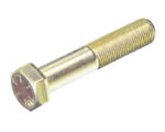 7/16" Diameter, 3" Length, Grade-8, Steel Hex Cap Screw, Yellow Zinc (CSZ8F7163)