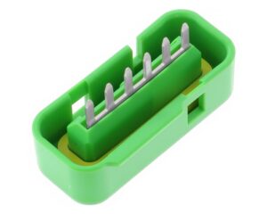 Delphi/Aptiv GT150 Series – 6 Pin Male Plug Connector/ Cap Assembly, Green (12191914)