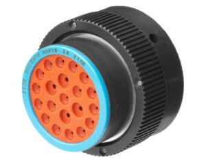 Deutsch HDP20 Series – 21 Pin Socket Plug Circular Connector, Black Plastic, 24-Shell (HDP26-24-21SE)