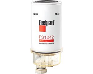 Fleetguard® Fuel/Water Separator Filter with Bowl Assembly, Spin-On (FS1242B)