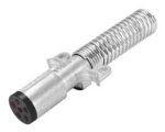 Phillips® 6-Pin Heavy Duty Plug Connector w/ Cable Guard – Reinforced Zinc Die-Cast (15-630-1)