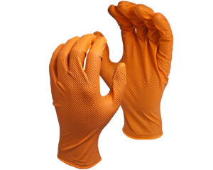 Green Monkey® 1-Pack/ 50-pcs. Orange 6mil Nitrile Gloves, XXLarge (5557PF-XXL)