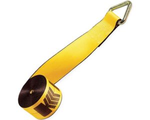 Kinedyne® 4″ x 30′ Delta Ring Winch Strap, Heat Treated Carbon Steel (423010)