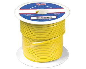 Grote® 100 ft. Wire Length, 12-GA Type, GPT Plastic Wire, Yellow (87-6011)