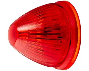 Grote® Hi Count® 9-Diode 2″ LED Clearance Marker Beehive Light – Red Lens (G3092)