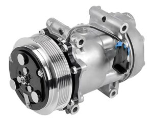 Sanden 12V, 8-Groove A/C Compressor, For Freightliner Application (MEI-5333)