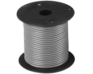 100 ft. Wire Length, 18-GA, Standard Wall, GPT Primary Wire, Gray (WG18-8-100)
