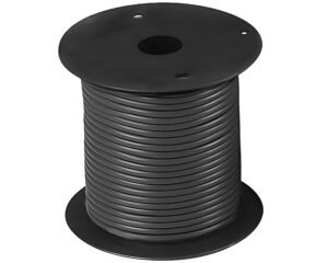 100 ft. Wire Length, 18-GA, Standard Wall, GPT Primary Wire, Black (WG18-0-100)