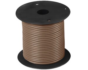 100 ft. Wire Length, 18-GA, Standard Wall, GPT Primary Wire, Brown (WG18-1-100)