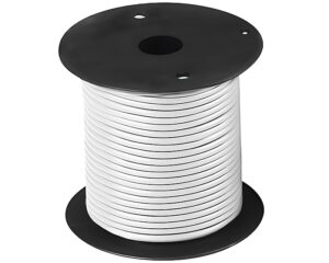 250 ft. Wire Length, 20-GA, Standard Wall, GPT Primary Wire, White (WG20-9-250)