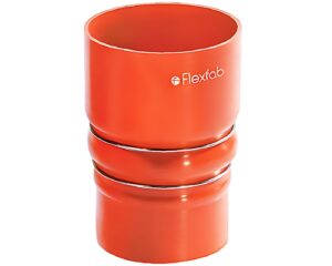 FlexFab 4"-4.5″ I.D, 7″ Long, 4-Ply Silicone, Charge Air Connector – CAC Hot Side Hose (7866)