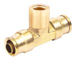 3/8″ Tube x 1/4″ FNPT, Air Brake Fitting, Push-to-Connect, Female Branch Tee (PC1478-6B)