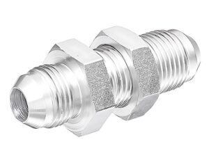 1″ Male JIC x 1" Male JIC, Steel Adapter, SAE 37°  Bulkhead Adapter (S3842-16)