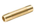1/2″ NPT x 3″ Length, Brass Long Nipple (113-D3)