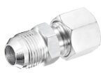 1/4″ Male JIC x 1/8″ FNPT, SAE 37° Flare, Bulkhead Connector, Steel (S3846-4A)