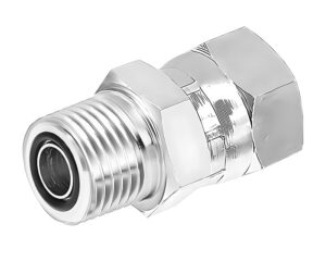 Brennan 1-1/4″ Male ORFS  x  1-1/4″ FJIC, Straight Swivel Adapter (FS6402-20-20)