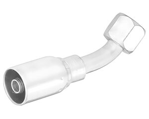 Eaton Weatherhead® 1/2″ Female 37° JIC x 1/2″ Hose I.D, Crimp Fitting, 45-Deg. Elbow (08E-688)
