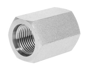 Brennan 3/4″ x 3/4" Female O-Ring Boss, Straight Adapter, Steel (6425-12-12)