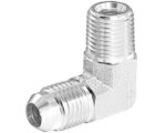 Gates® G60499-1006 Adapter, 90° Elbow, Male JIC 37° Flare to Male Pipe NPTF