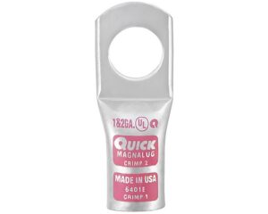 QuickCable® 1/0 and 2/0 GA, 5/16″ Stud, Straight MagnaLug, Copper (6401E)