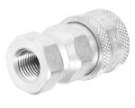 Parker® 1/4″ Female NPT, Hydraulic Quick Coupling, Valved (6601-4-4)