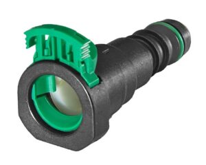 Parker® 3/8" Barb to Female SAE J2044, Autoline Push-To-Connect Fitting, Black (A614M530802)