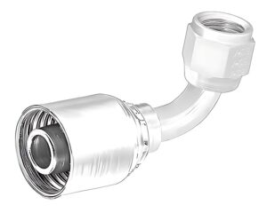 Eaton Aeroquip® 1″ Hose x 1″ Female SAE 37°  Swivel, 90-Deg.  Elbow, 100R5 Crimp Hose Fitting (FJ3250-1616S)