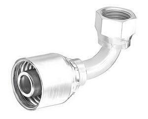 Eaton Aeroquip®  3/4″ Hose x  3/4″ FSAE, 90-Deg. Elbow, 100R5 Crimp Hose Fitting (FJ3247-1212S)