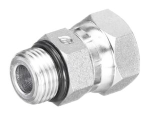 Gates® G60285-0606 Hydraulic Adapter, Male O-Ring Boss to Female Swivel NPSM