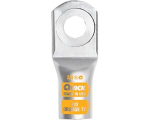 QuickCable® 2/0 Gauge, 3/8″ Stud Hole, Retro Fit Battery Connector (102570)