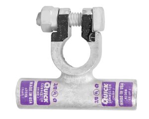 QuickCable® 3/0 GA, Negative Polarity,  Flag Battery Connector Clamp (4330N)
