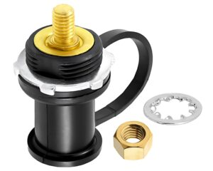 Cole Hersee® 6-36V 285A Negative, Battery Jumper Terminal, Black Cap (46210-03-BX)