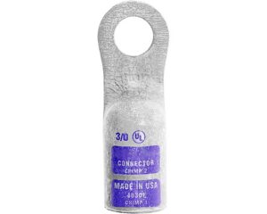 QuickCable® 3/0 Gauge, 3/8″ Stud Hole, Heavy Wall Copper Lug (4830-005F)