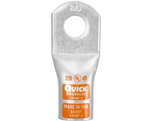 QuickCable® 2/0 Gauge, 3/8″ Stud Size, Starter/Ground Battery Lug (6420F)