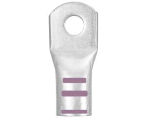 Grote® 1-GA 2-GA, 3/8″ Stud, Battery Connector Lug, Starter-Ground, Pink (84-9198)