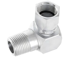 Gates® G60524-0606 Adapter, 90° Elbow, Female JIC 37° Swivel to Male Pipe NPTF