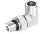 Gates® G60810-1620 Adapter, 90° Elbow, Male Flat-Face O-Ring x Male O-Ring Boss