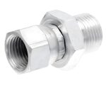 Gates® G62320-0404 Hydraulic Adapter, Male British Standard Pipe Parallel (BSPP) x Female JIC 37° Flare Swivel