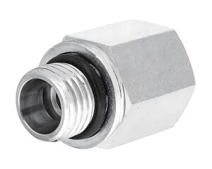 Gates® G63120-1804 Hydraulic Adapter, Male Metric with O-Ring to Female NPTF