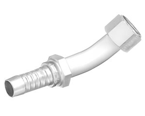 Gates® G20175-1616 Hydraulic Coupling, FJIC Flare Swivel, 45° Medium Bent Tube